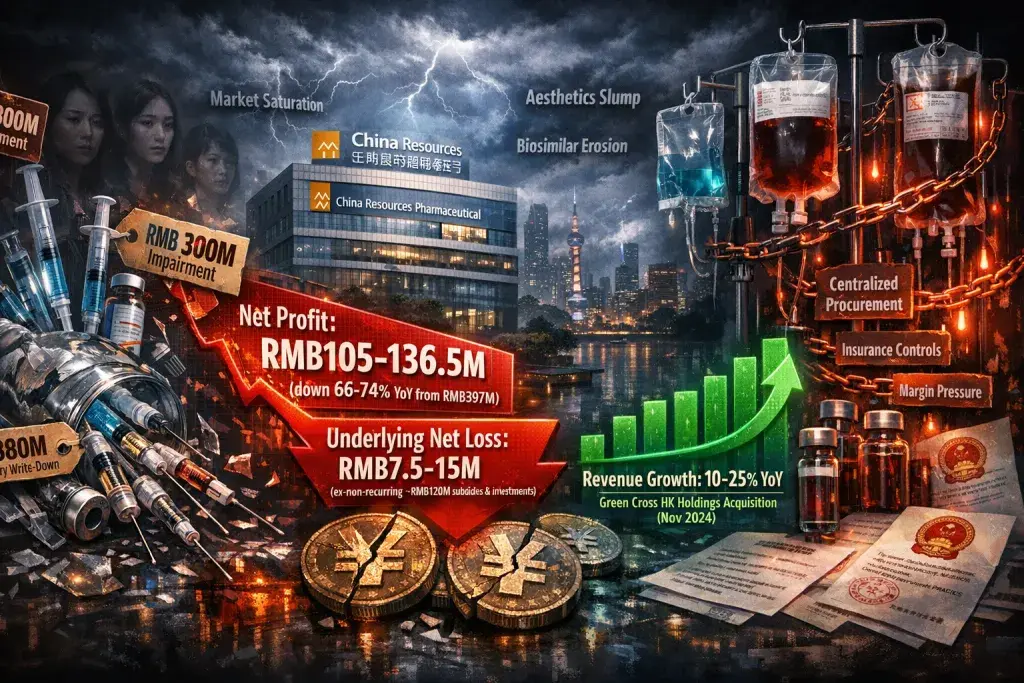 China Resources Boya Bio-pharmaceutical Issues Sharp 2025 Profit Warning After Acquisition