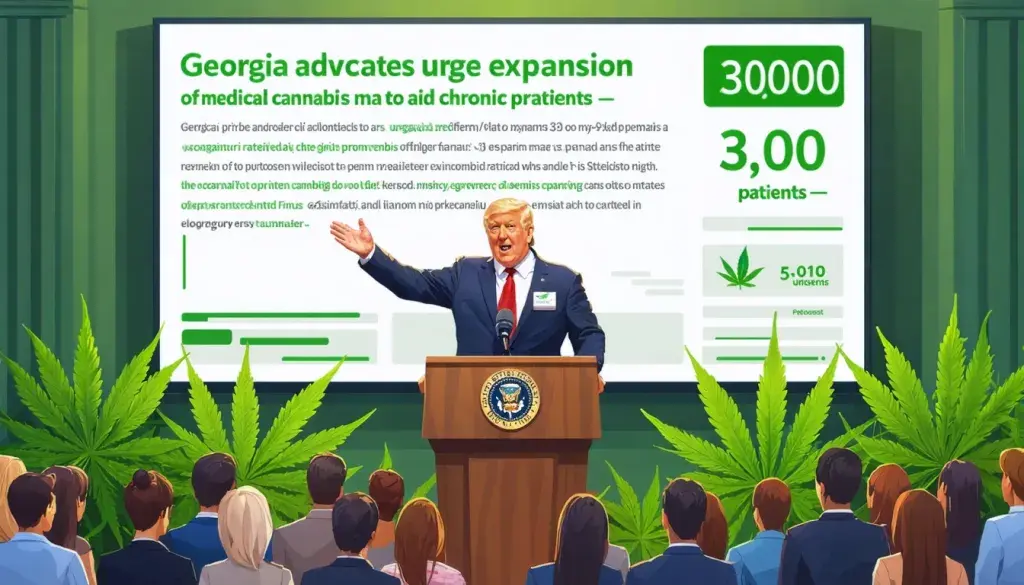 Georgia Advocates Urge Expansion of Medical Cannabis Program to Aid Chronic Patients
