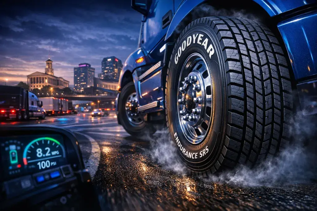 Goodyear Rolls Out Endurance SRS Steer Tire for Blurring Super-Regional Trucking Duties