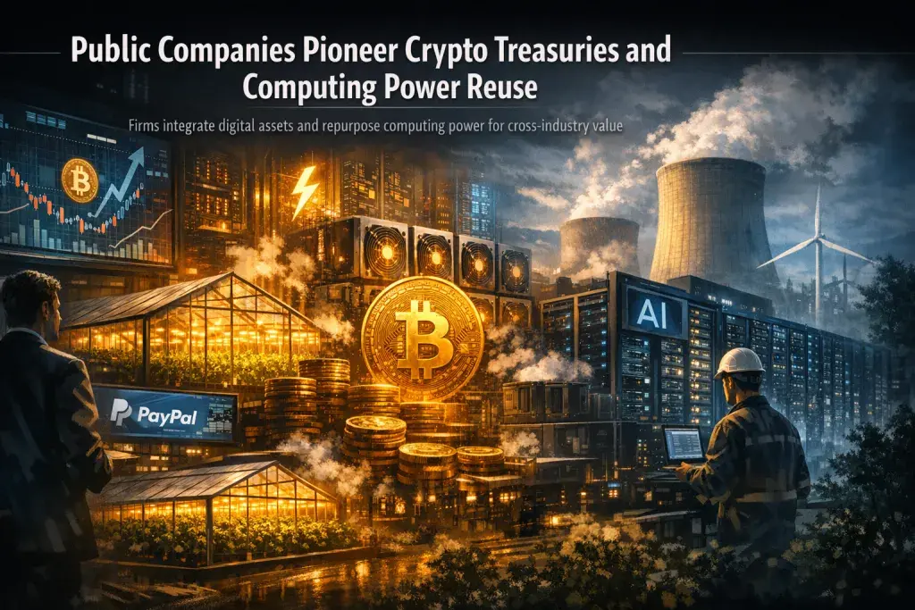 Public Companies Pioneer Crypto Treasuries and Computing Power Reuse