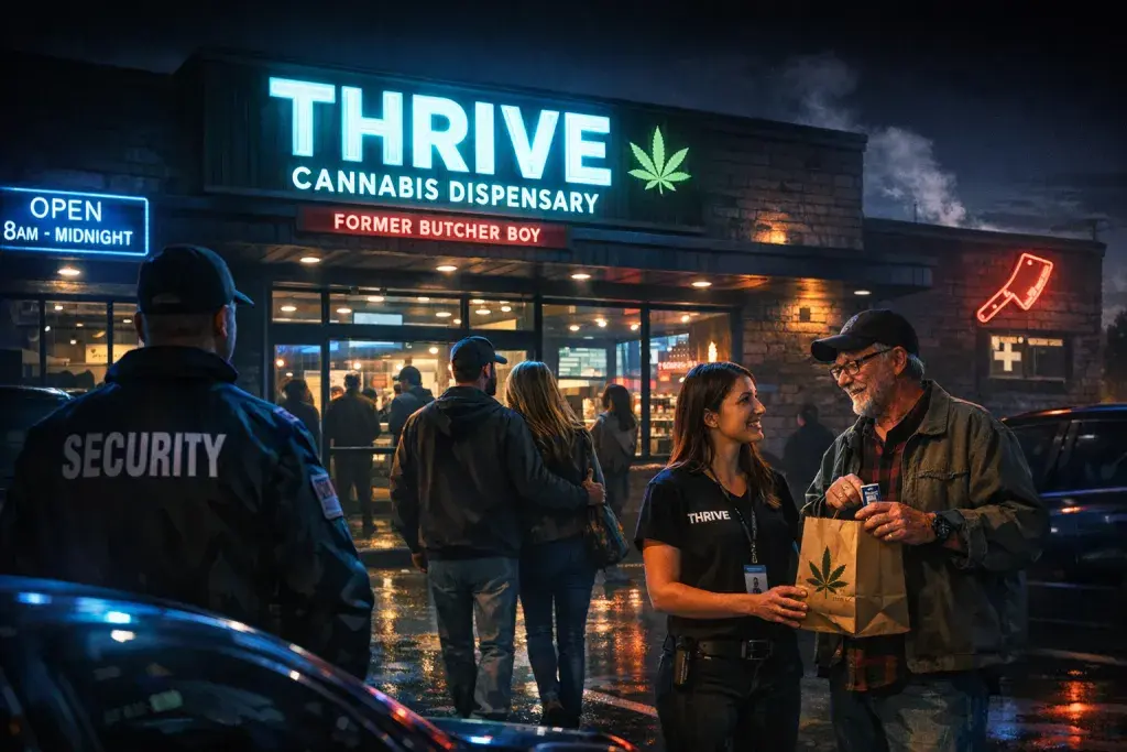 Thrive Cannabis Opens South Reno's First Dispensary at Former Meat Shop