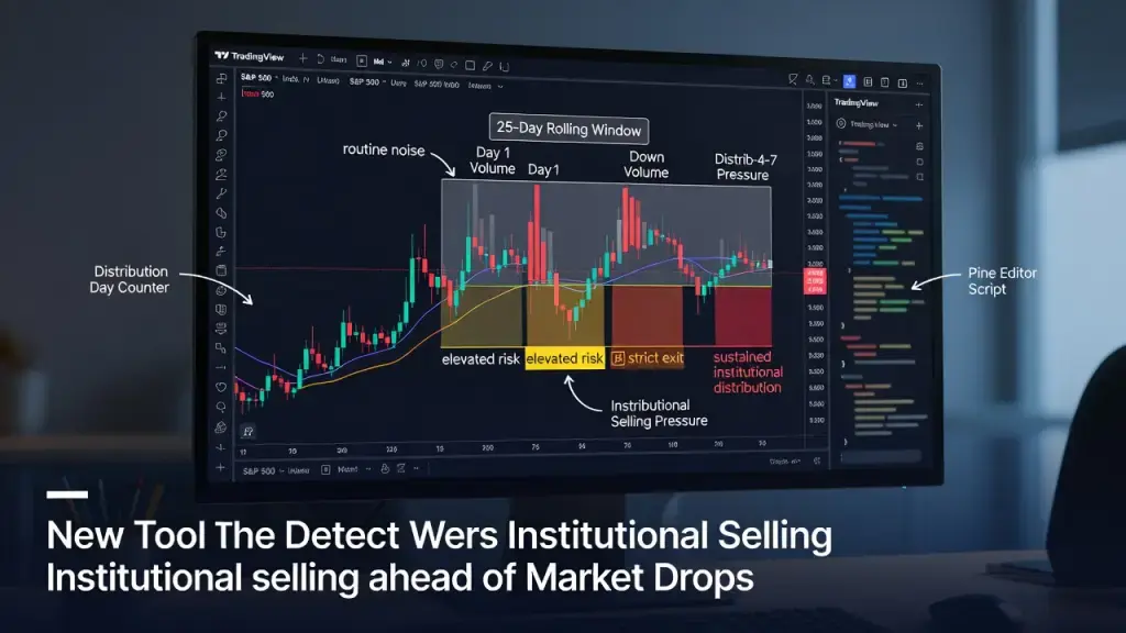New TradingView Tool Flags Institutional Selling Before Market Drops