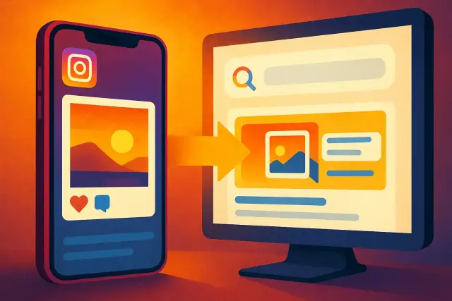 How to use Instagram posts in Google Search