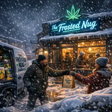 The Frosted Nug Stays Open Through Historic Snowstorm, Serving Red Bank Community